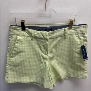 Nautica Green and White Bermudas Lightweight Summer Shorts